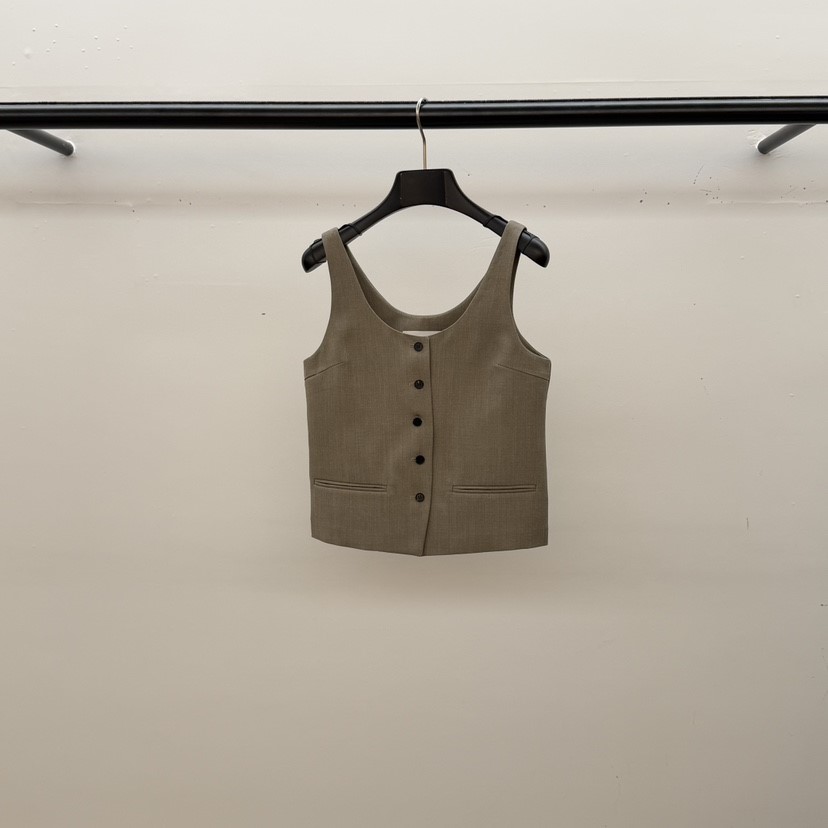 ID東大門實拍女士新款休閑人氣真品26春夏時尚職業熱賣馬甲ID馬甲