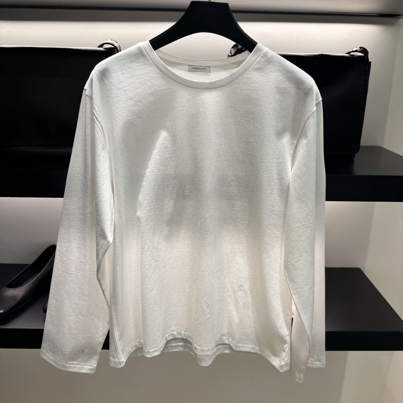 FEBRUARY 11東大門直郵女裝新品休閑熱賣推薦職業長袖T恤FEBRUARY 11長袖T恤