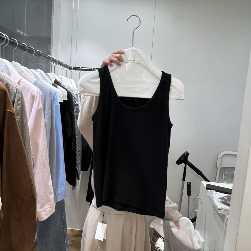 VERVEINE韓國代購女裝新品推薦人氣休閑熱賣職業吊帶背心VERVEINE吊帶/背心