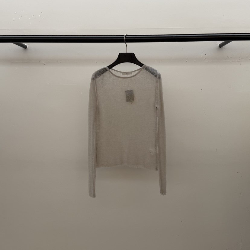 ID東大門實拍女士新款26春夏熱賣真品休閑職業長袖T恤羊駝ID長袖T恤