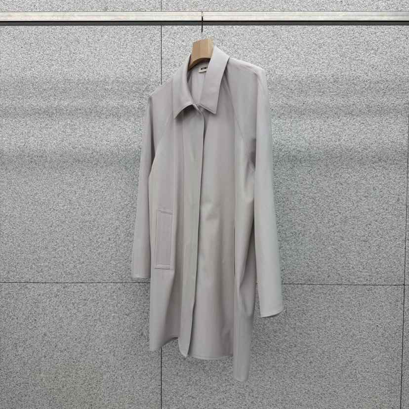 AT THE BAGEL東大門直郵女裝新品推薦人氣熱賣長款風衣AT THE BAGEL長款風衣