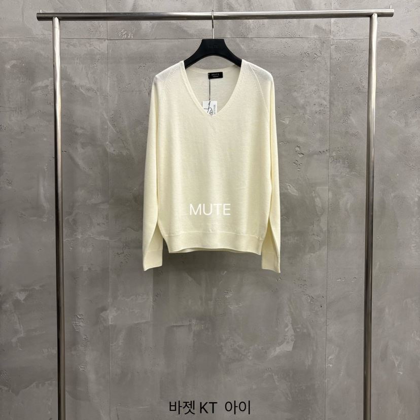 MUTE-P韓國代購女裝新款休閑真品熱賣26春夏職業人氣針織衫MUTE針織衫