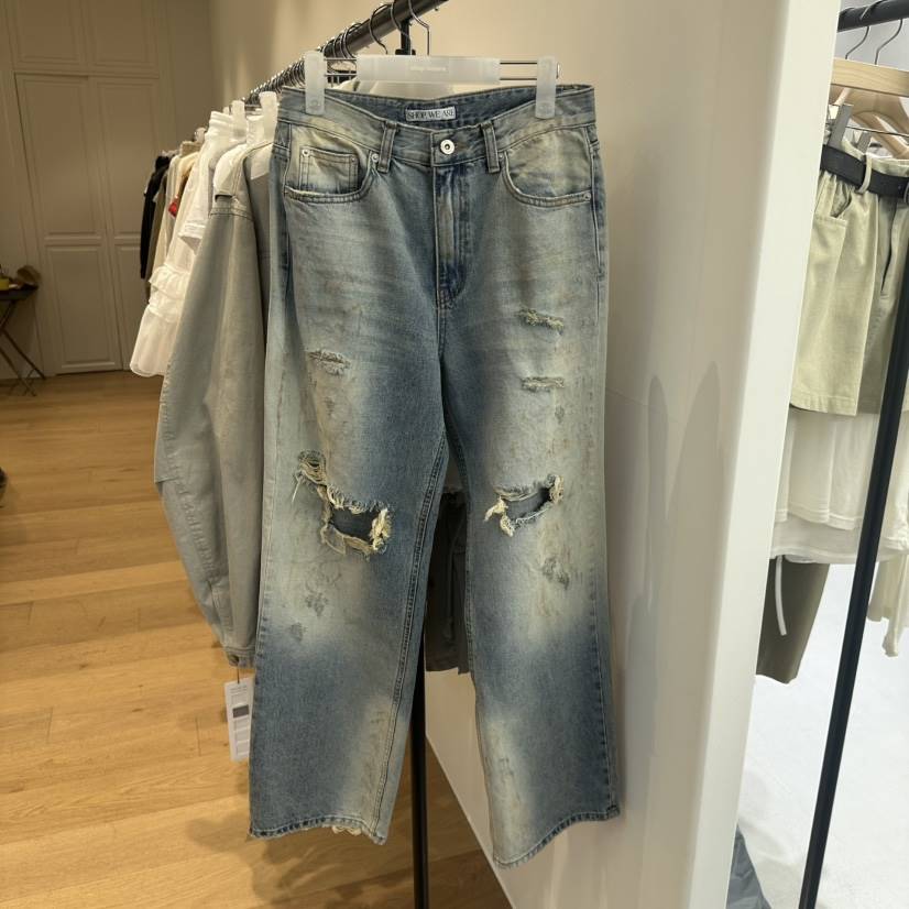 WE ARE/WELOVER韓國直郵女士新品推薦熱賣人氣時尚牛仔褲SHOP_WE ARE牛仔褲