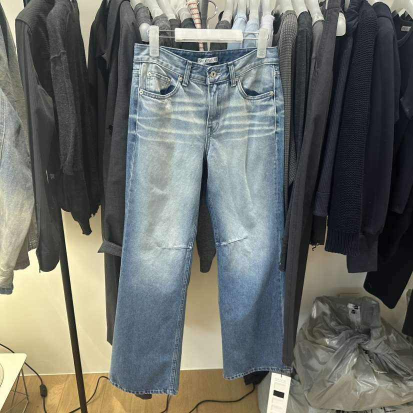 WE ARE/WELOVER韓國代購女裝新款真品休閑26春夏牛仔褲SHOP_WE ARE牛仔褲