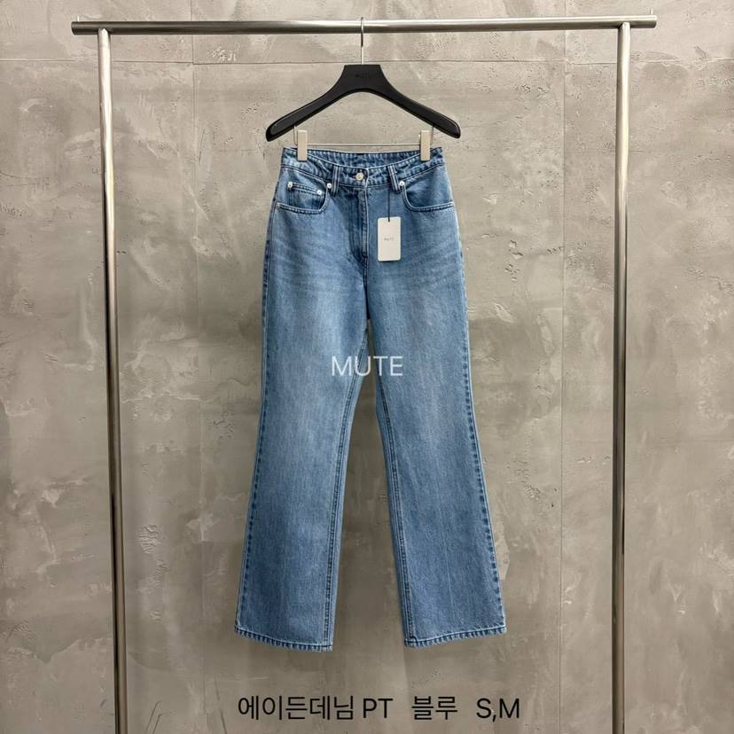 MUTE-P韓國直郵女士新款推薦時尚人氣職業26春夏熱賣牛仔褲MUTE牛仔褲
