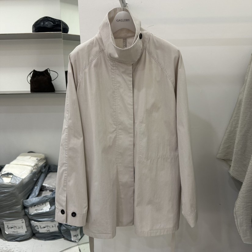 GALLERY-P東大門代購女裝新品職業休閑夾克含腰帶高領羅紋GALLERY-P夾克