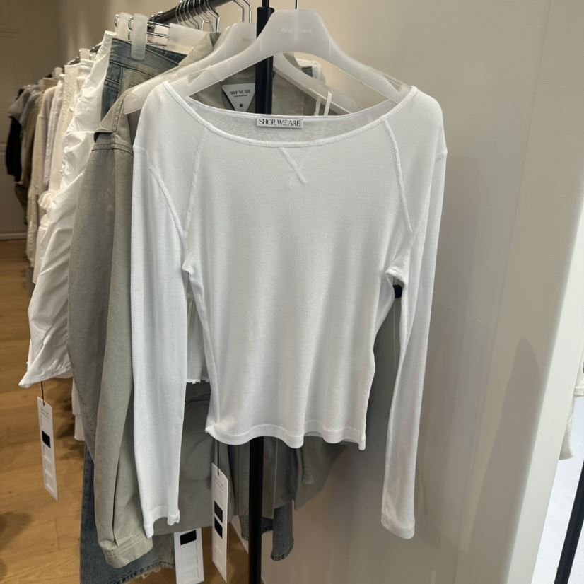 WE ARE/WELOVER東大門實拍女士新品26春夏推薦真品長袖T恤SHOP_WE ARE長袖T恤