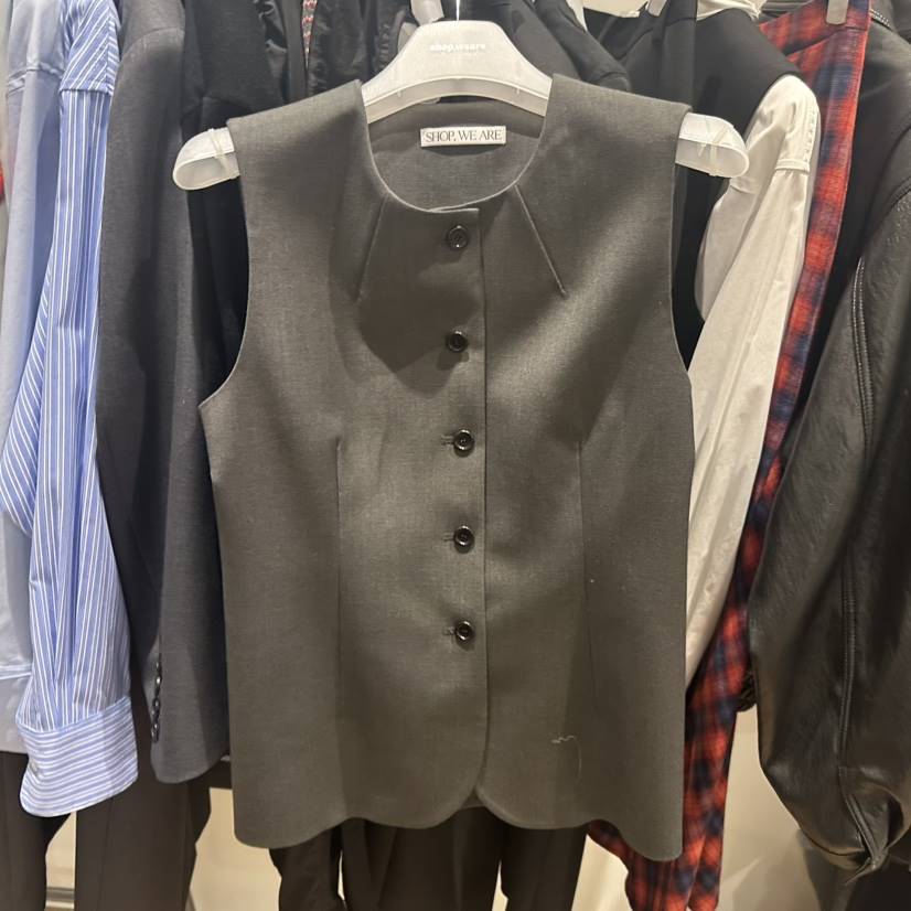 WE ARE/WELOVER韓國直郵女裝新品26春夏休閑馬甲不含內搭SHOP_WE ARE馬甲