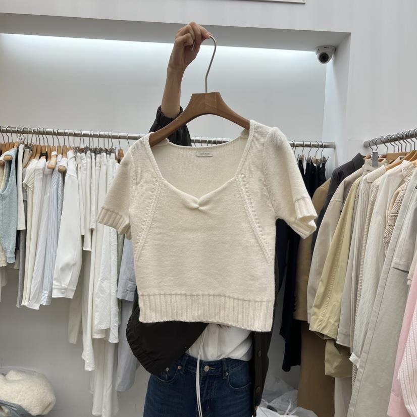 DRESS ROOM東大門直郵女裝新款真品職業時尚26春夏針織衫DRESS ROOM針織衫