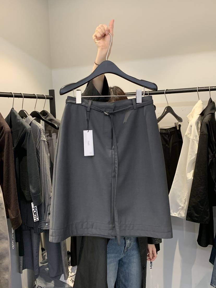 FORTH東大門代購女士新款真品熱賣職業半身裙中短裙含腰帶FORTH半身裙/中短裙