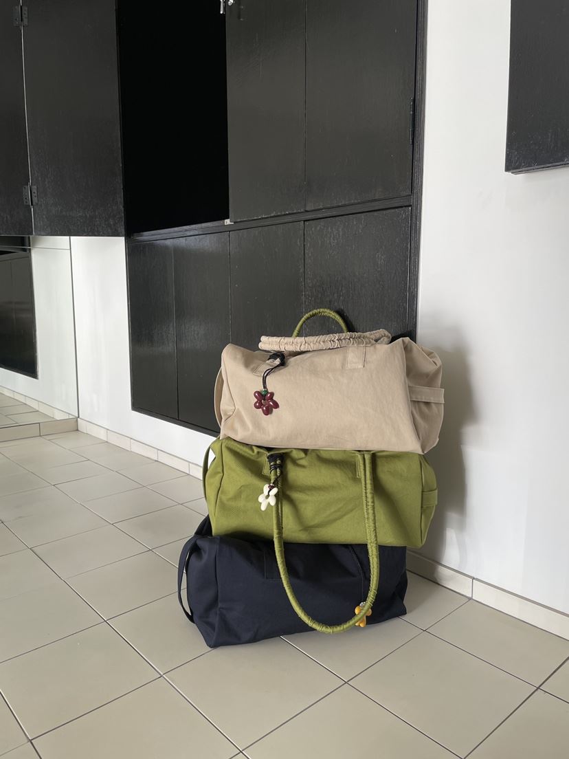 ATMOSPHERE東大門直郵女裝新品推薦時尚休閑26春夏手提包棉質ATMOSPHERE/BLING手提包