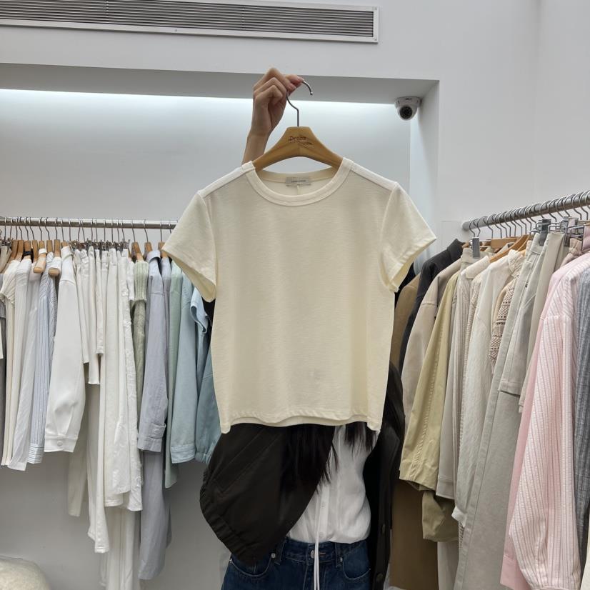 DRESS ROOM東大門代購女士新款時尚26春夏休閑熱賣人氣T恤DRESS ROOMT恤