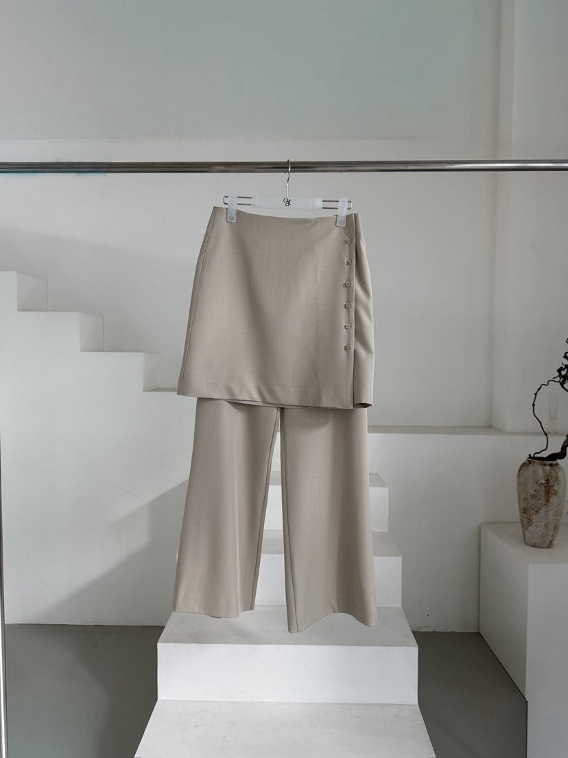 OATMEAL韓國直郵女士新款熱賣休閑時尚26春夏推薦職業裙褲OATMEAL裙褲