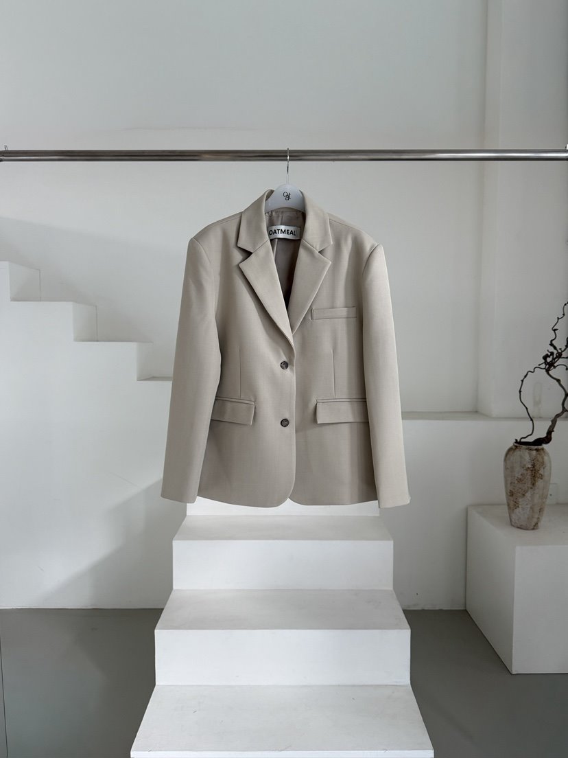 OATMEAL韓國直郵女裝新品26春夏人氣熱賣休閑職業推薦夾克OATMEAL夾克