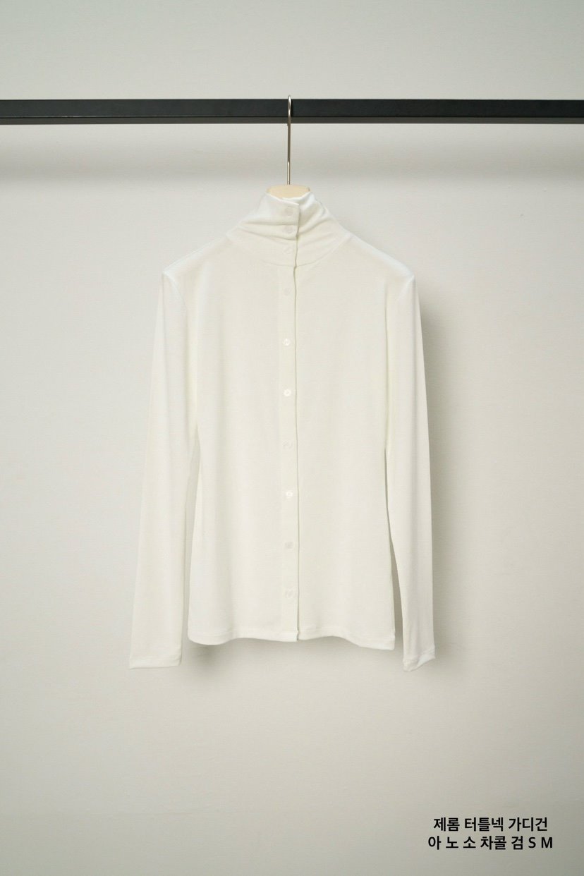 BLOSSOM東大門直郵女士新款休閑時尚26春夏長袖T恤高領開衫BLOSSOM長袖T恤