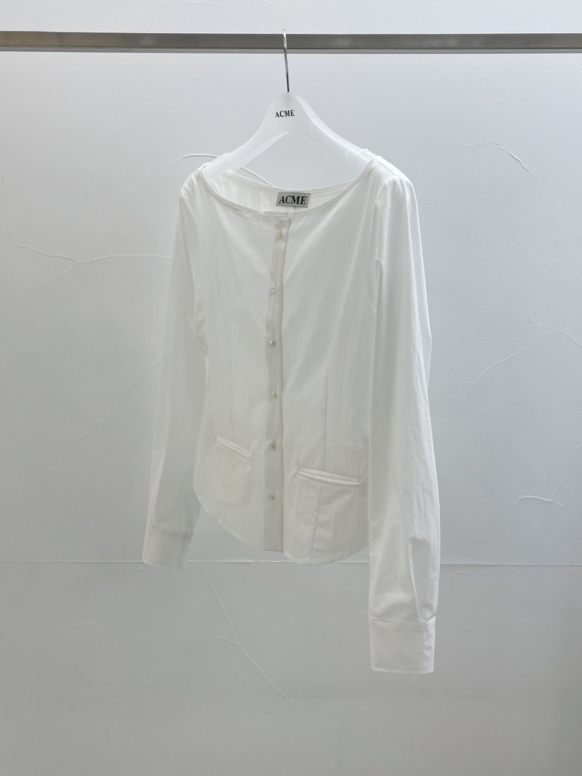 ACME東大門直郵女裝新款職業真品26春夏熱賣襯衫蕾絲衫露肩ACME襯衫/蕾絲衫