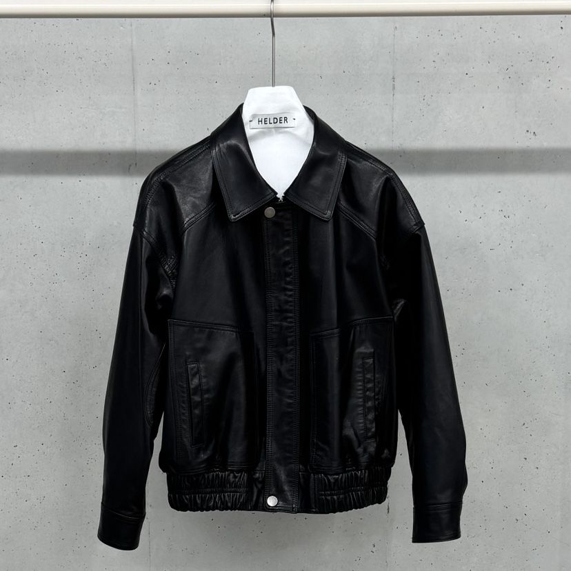HELDER-P韓國直郵女士新款推薦26春夏真品熱賣職業皮衣羊皮HELDER皮衣