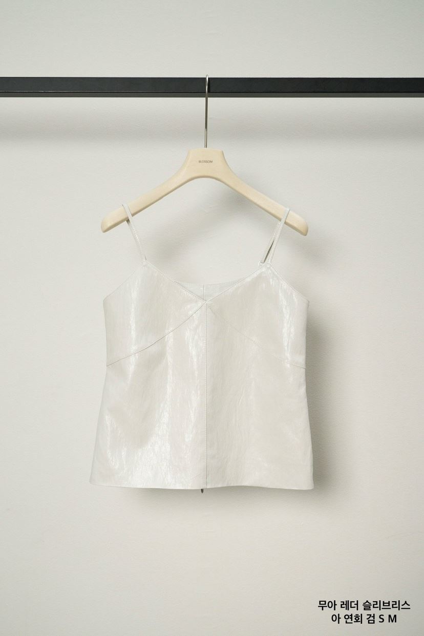 BLOSSOM東大門實拍女士新款熱賣26春夏休閑職業吊帶背心皮革BLOSSOM吊帶/背心