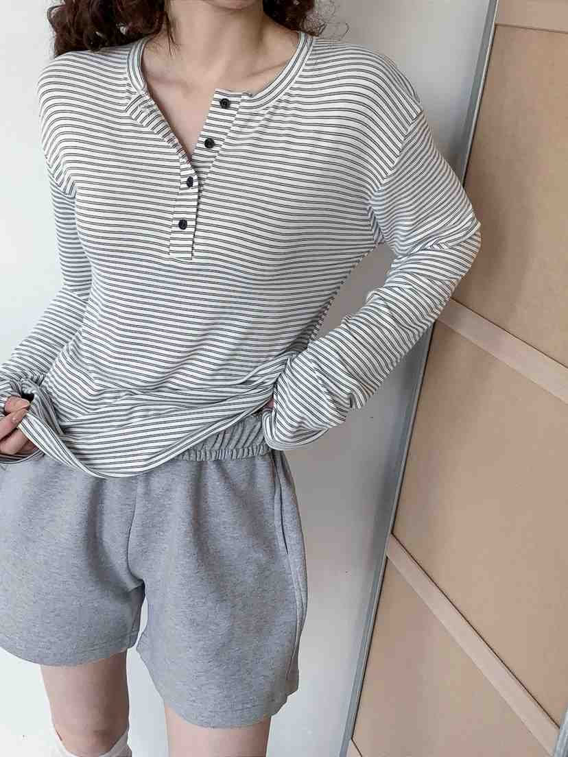 I MFACT東大門直郵女士新品時尚熱賣推薦休閑真品長袖T恤I MFACT長袖T恤