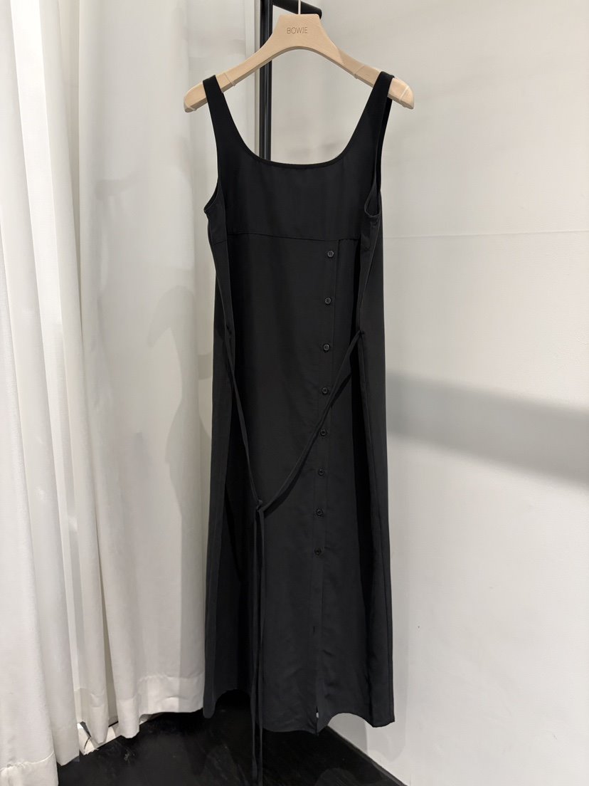 BOWIE韓國代購女士新款真品休閑26春夏推薦職業連衣裙紐扣BOWIE連衣裙