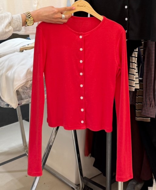 BOUND.A東大門直郵女士新品時尚熱賣針織衫不含內搭開衫BOUND.A針織衫