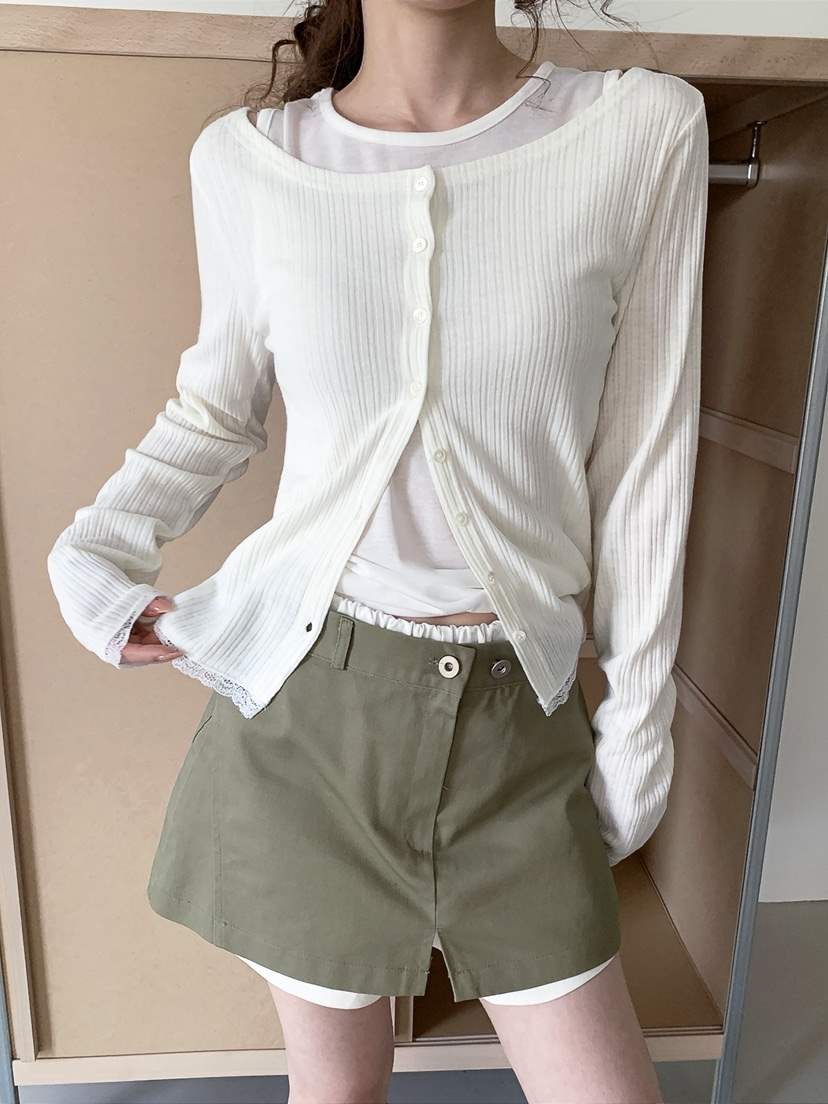 I MFACT東大門直郵女裝新品26春夏熱賣人氣套裝蕾絲開衫I MFACT套裝