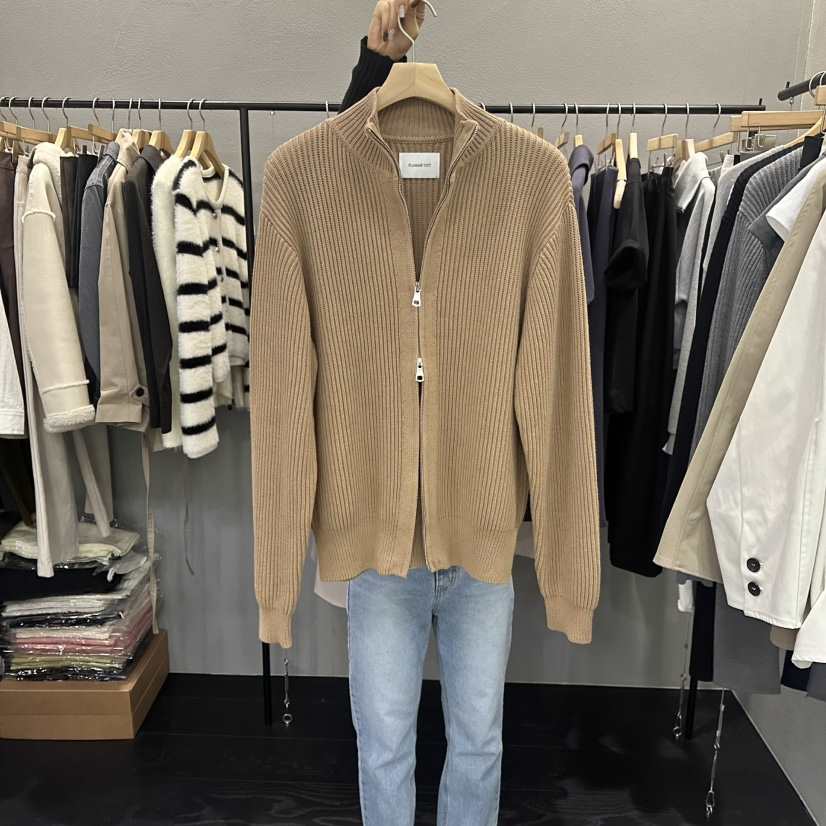 FLAMME TOIT/LUNAMDE東大門代購女士新款真品針織衫拉鏈FLAMME TOIT/LUNAMDE針織衫