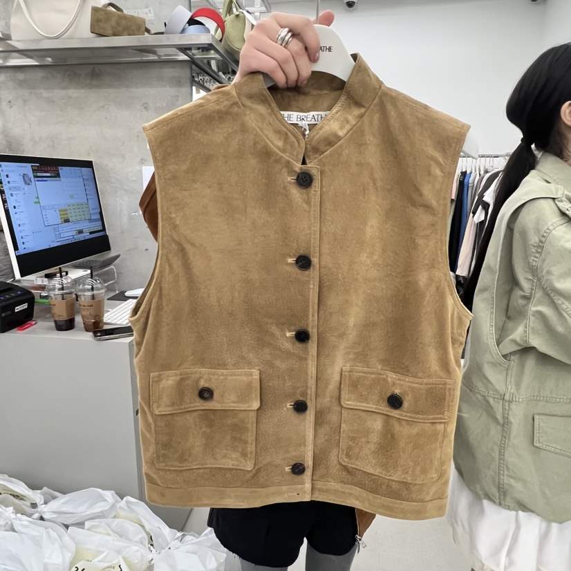 BREATHE東大門代購女裝新款職業推薦時尚休閑26春夏真品馬甲BREATHE馬甲