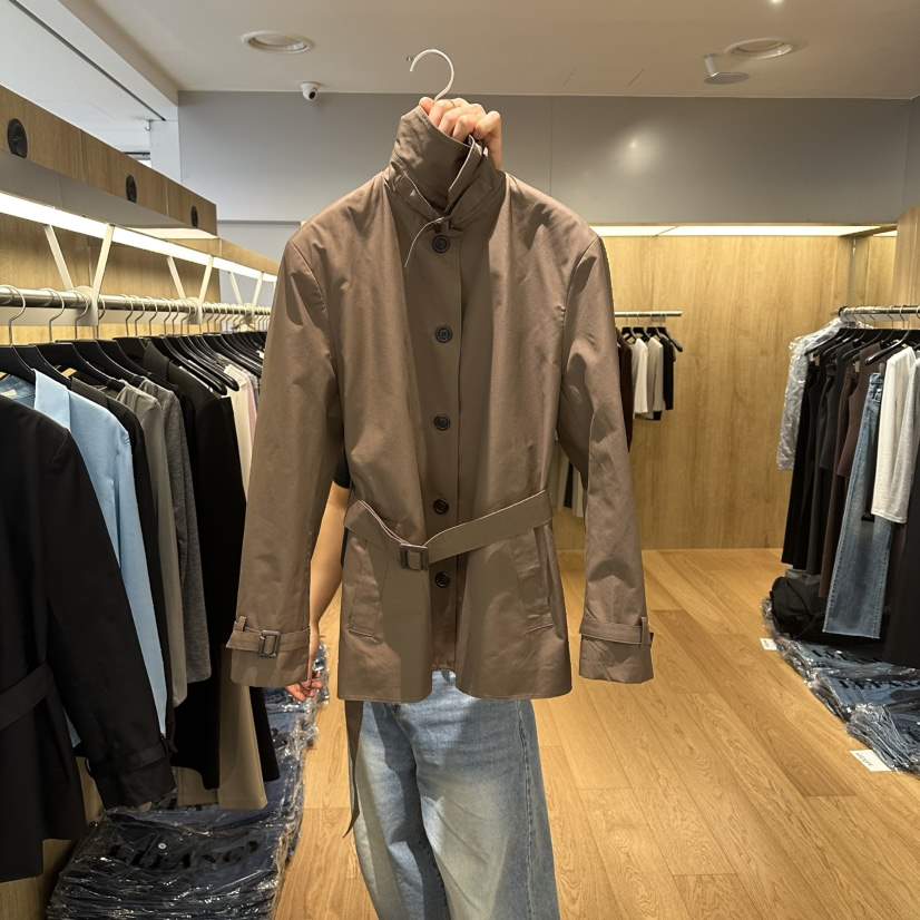 LEFANCY東大門直郵女裝新品時尚26春夏職業人氣夾克含腰帶LEFANCY夾克