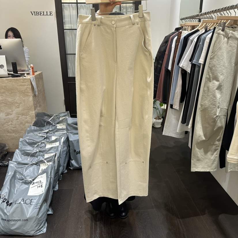 VIBELLE韓國直郵女裝新品人氣26春夏真品休閑職業熱賣休閑褲VIBELLE休閑褲