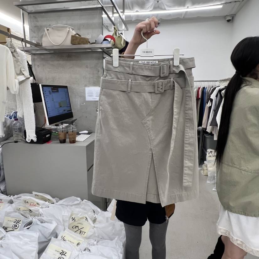 BREATHE東大門代購女士新品休閑時尚職業真品半身裙中短裙BREATHE半身裙/中短裙