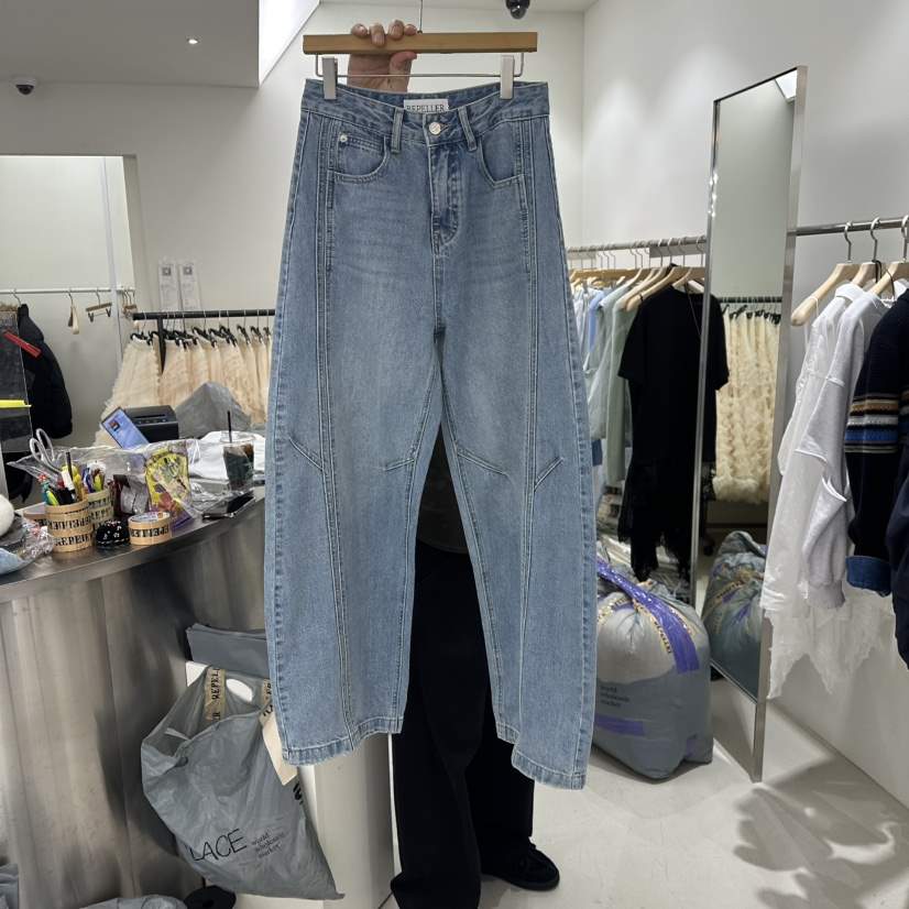 REPELLER東大門代購女士新款熱賣休閑職業真品人氣牛仔褲REPELLER牛仔褲