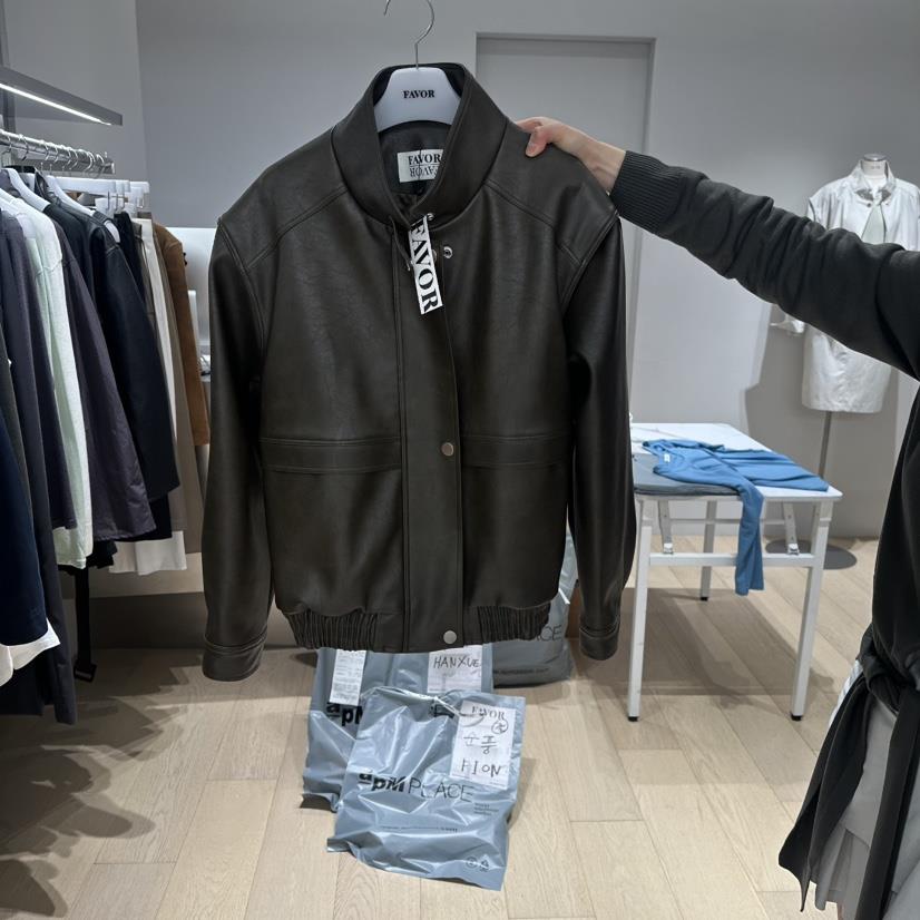 FAVOR-P東大門直郵女士新款26春夏休閑職業推薦夾克皮革FAVOR-P夾克
