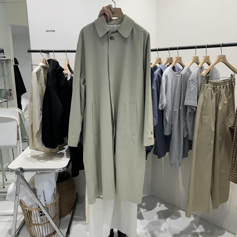 MOWER東大門代購女士新款熱賣真品推薦休閑26春夏長款風衣MOWER長款風衣