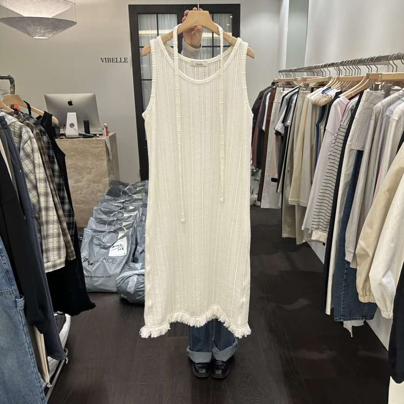 VIBELLE韓國直郵女裝新款熱賣推薦人氣26春夏休閑職業連衣裙VIBELLE連衣裙