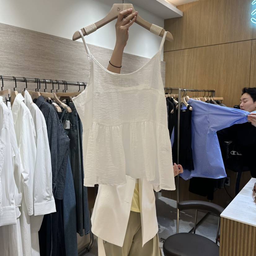 BISHOP/APOINT/3MARCH韓國直郵女裝新品真品休閑吊帶背心BISHOP/APOINT/3MARCH吊帶/背心