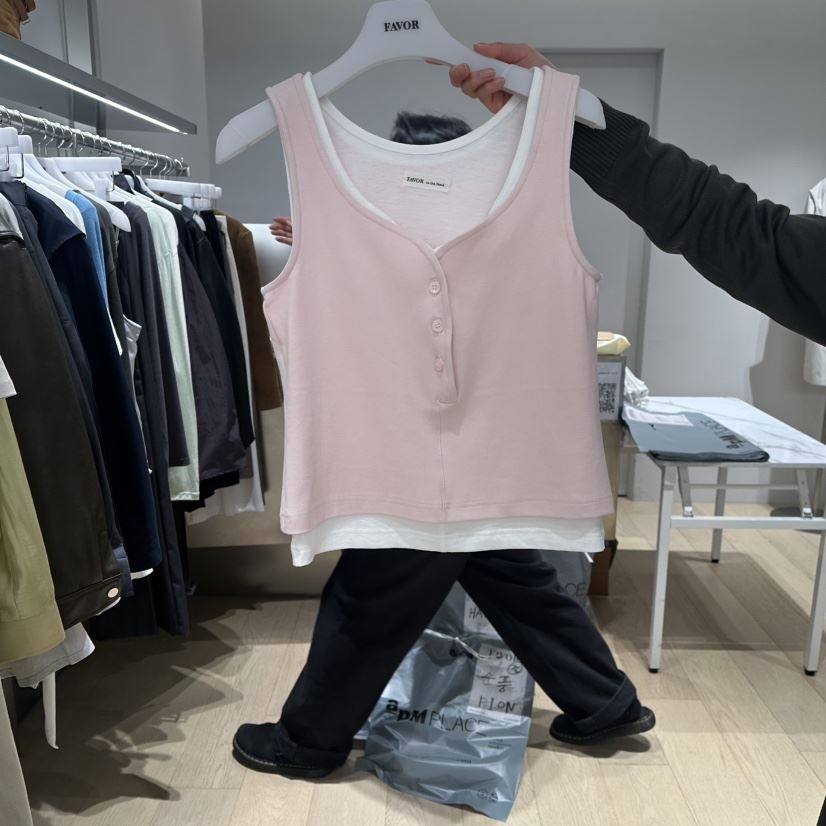 FAVOR-P東大門直郵女裝新品人氣時尚職業真品26春夏吊帶背心FAVOR-P吊帶/背心