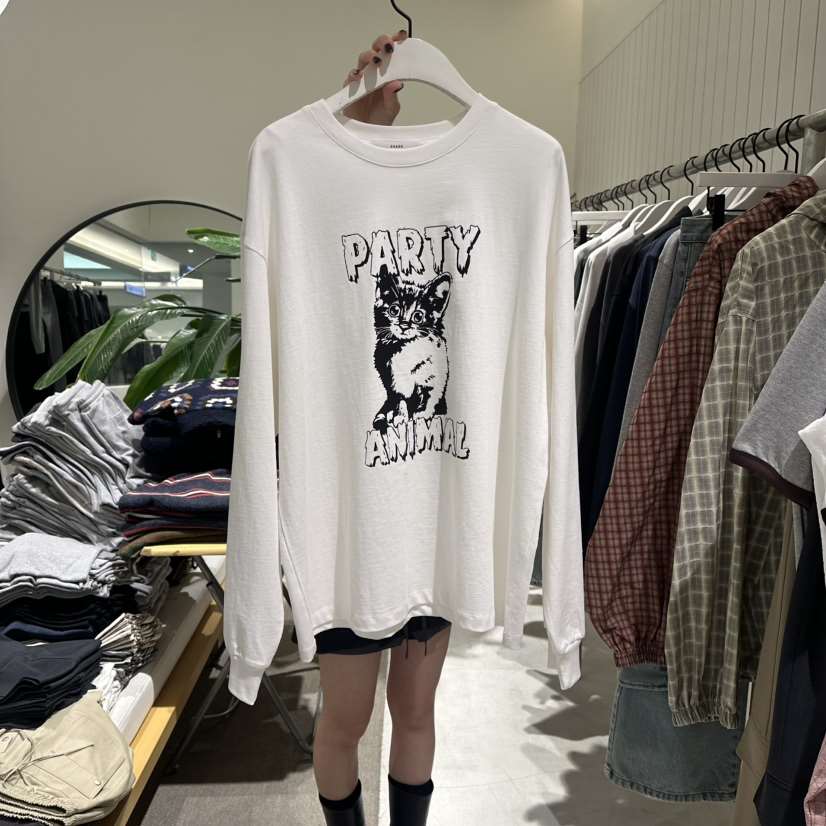 GRADE東大門直郵女裝新款時尚真品熱賣休閑推薦人氣長袖T恤GRADE長袖T恤