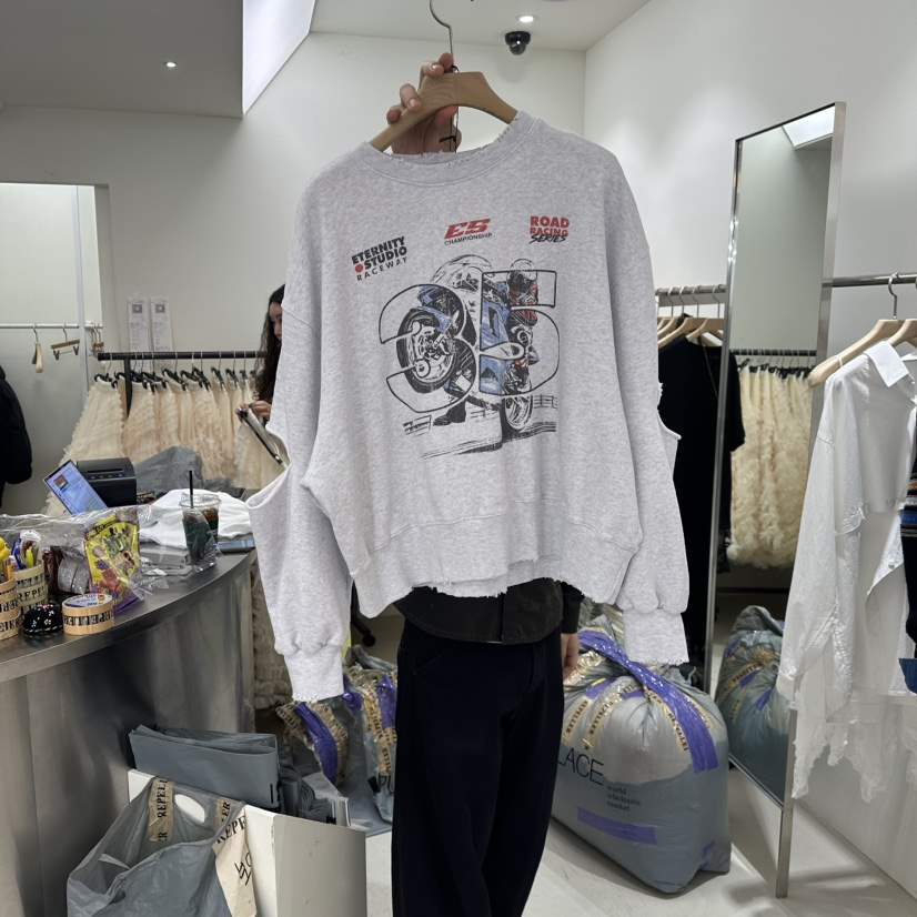 REPELLER韓國代購女士新款推薦人氣職業26春夏衛衣不含內搭REPELLER衛衣