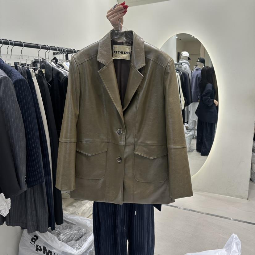 AT THE END東大門實拍女裝新品休閑推薦熱賣真品夾克皮革AT THE END夾克