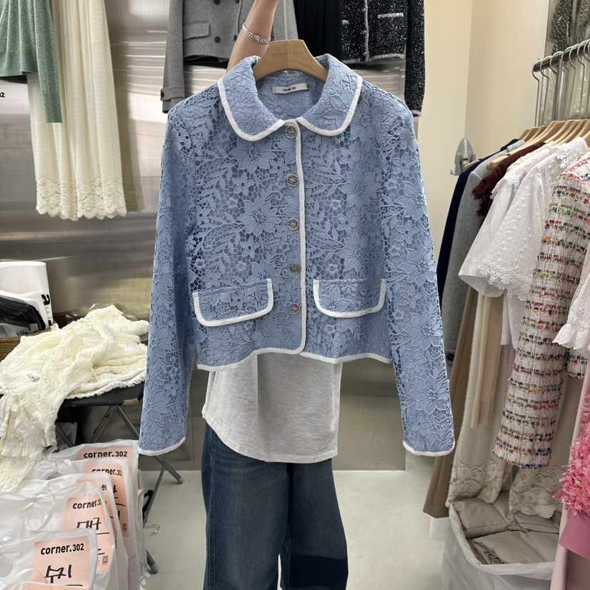 CORNER東大門直郵女士新款人氣職業推薦真品26春夏夾克蕾絲CORNER.302夾克