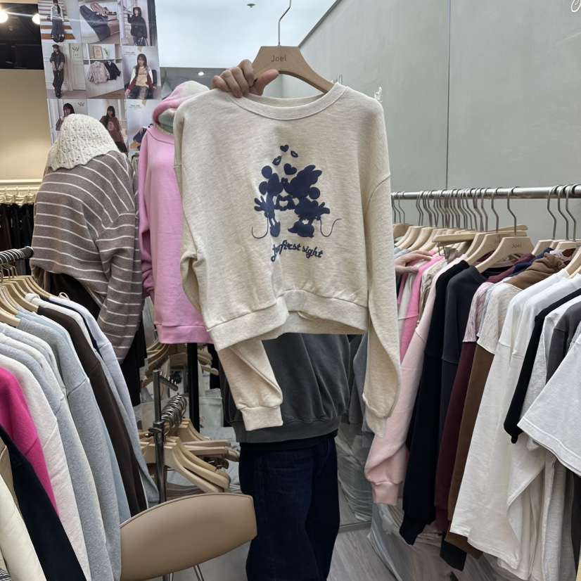 STICK WITH東大門代購女士新品職業推薦人氣熱賣休閑衛衣STICK WITH衛衣