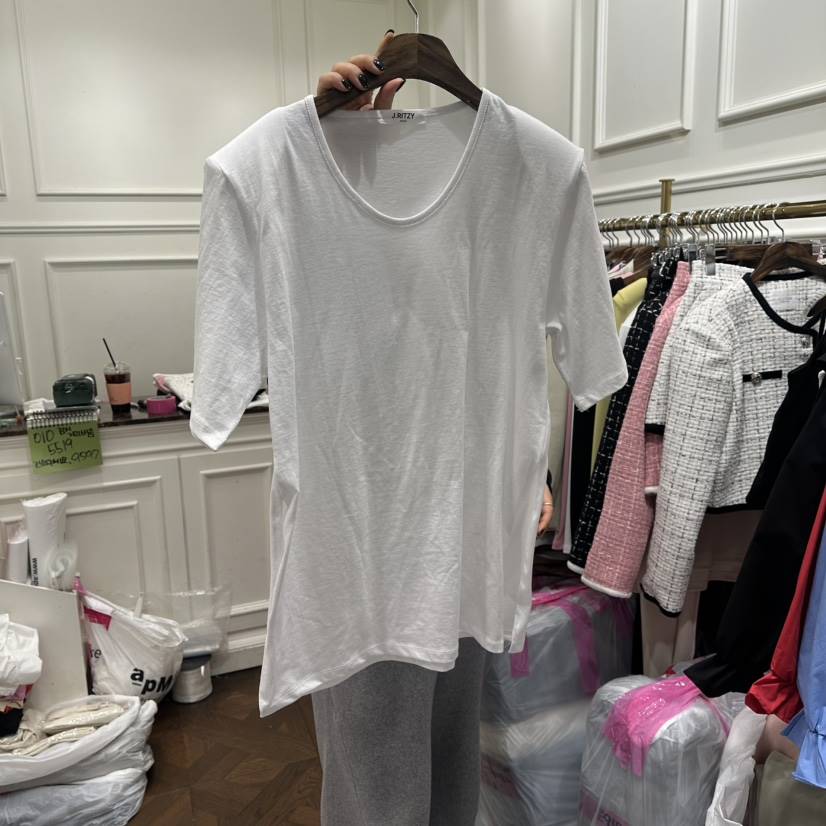 J.RITZY東大門直郵女裝新款推薦熱賣時尚休閑真品26春夏T恤J.RITZYT恤