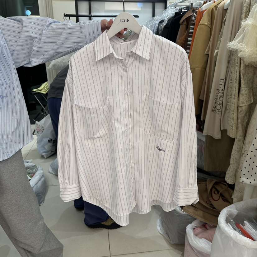 EGG IS東大門代購女士新款職業推薦時尚休閑真品襯衫蕾絲衫EGG IS襯衫/蕾絲衫