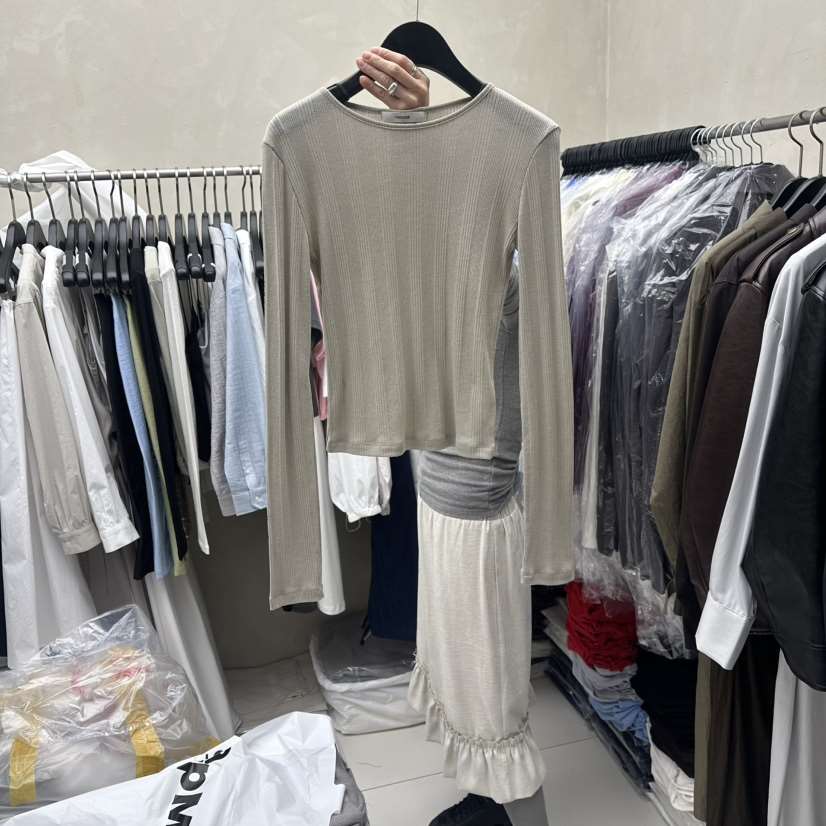 MARINER東大門代購女士新款真品26春夏人氣職業休閑長袖T恤MARINER長袖T恤