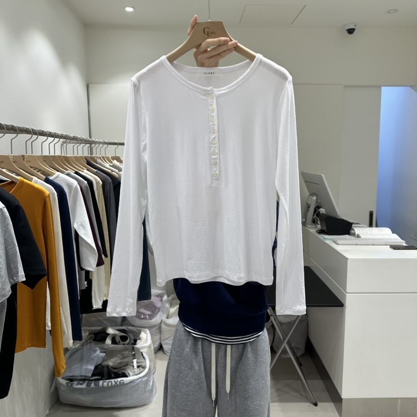 GLORY東大門直郵女士新品真品職業人氣推薦熱賣26春夏長袖T恤GLORY長袖T恤