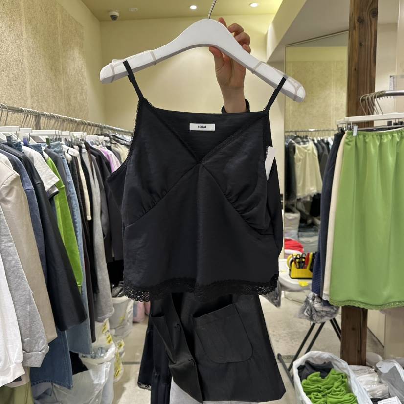 REFLAT東大門直郵女士新品真品時尚熱賣人氣休閑吊帶背心REFLAT吊帶/背心