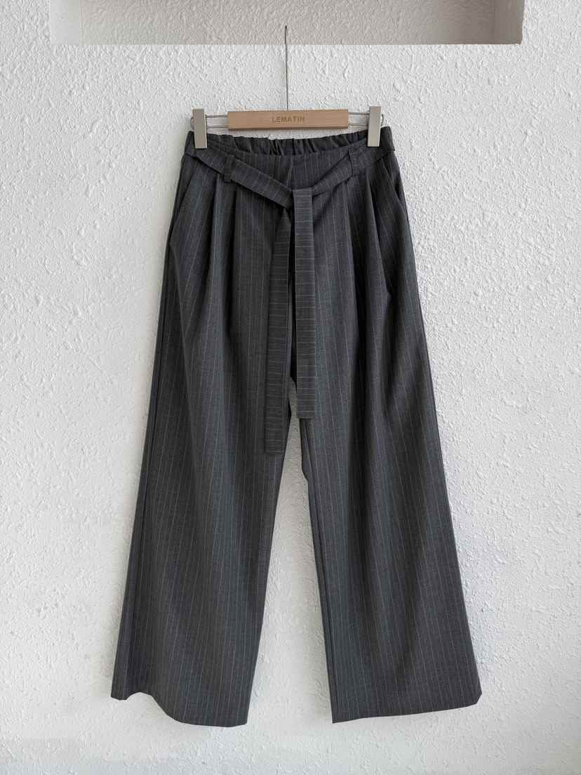 LEMATIN東大門實拍女裝新品真品人氣26春夏時尚休閑褲條紋LEMATIN休閑褲