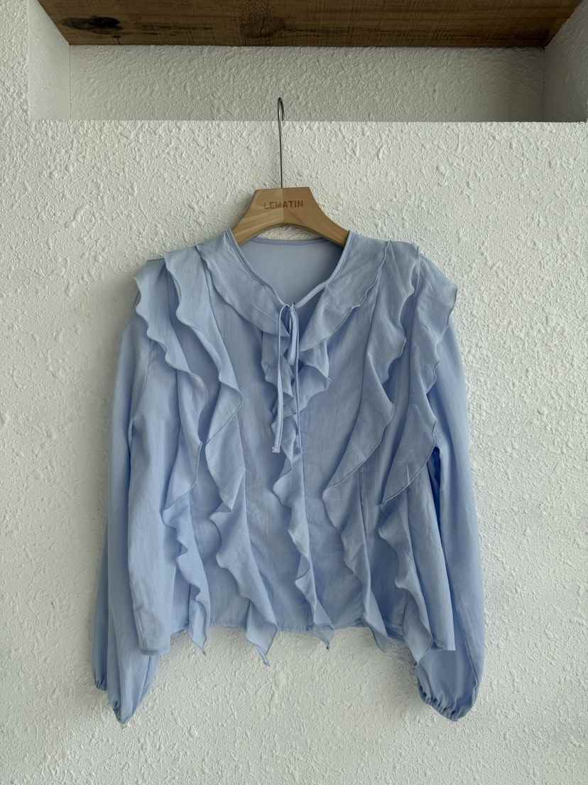 LEMATIN東大門代購女士新品推薦休閑人氣熱賣襯衫蕾絲衫棉LEMATIN襯衫/蕾絲衫