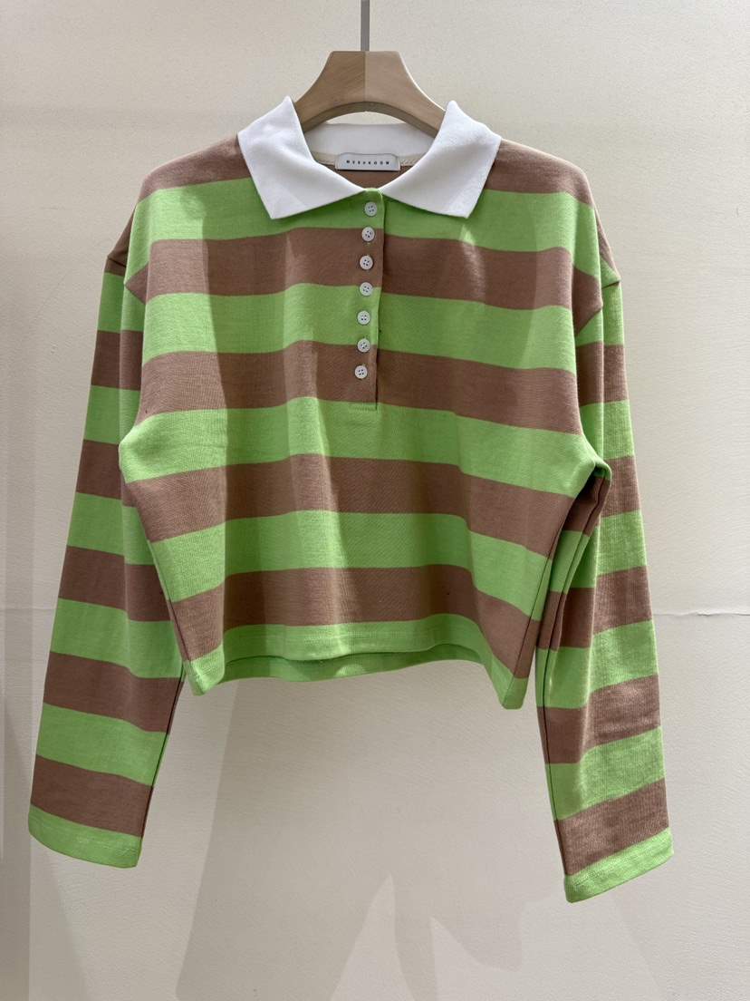 MUSHROOM-A東大門直郵女士新款26春夏熱賣休閑推薦長袖T恤MUSHROOM長袖T恤